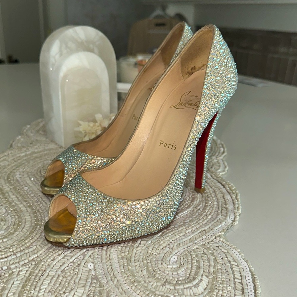 Christian Louboutin AB Crystal Strass Pumps